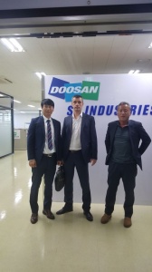 Ю. Корея, Пусан, деловая встреча в офисе продаж судовых двигателей DOOSAN