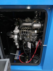 ДГУ с двигателем Isuzu, номинальная мощность 20 кВт, 1-я степень автоматизации. Свечи накала